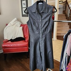 Calvin Klein Gray Textured Shirt